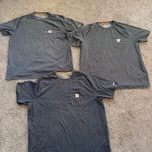 Carhartt Men's Gray/Brown T-Shirt 2 are 2XL 1 is 3XL